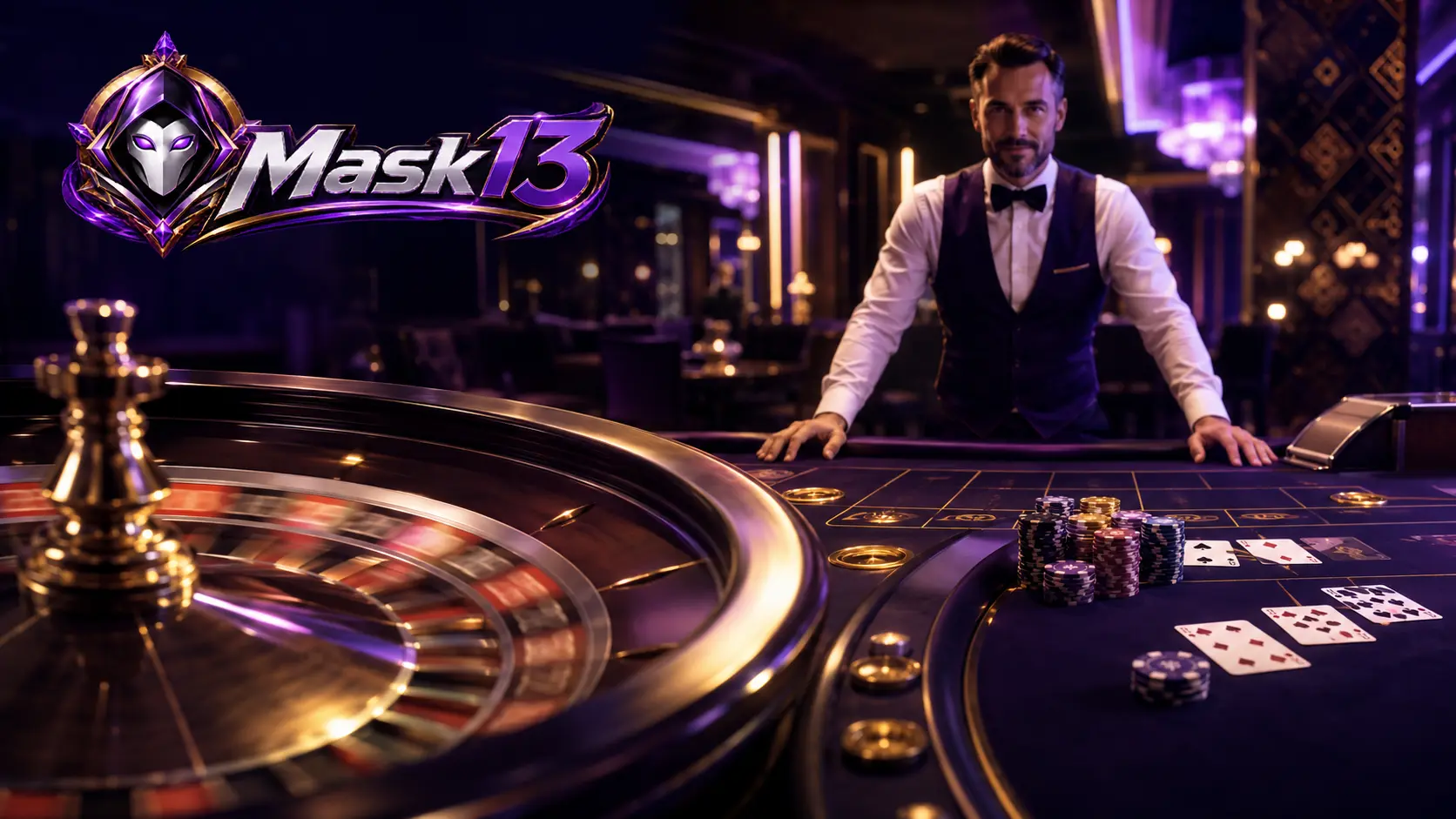 Ruleta y blackjack en acción